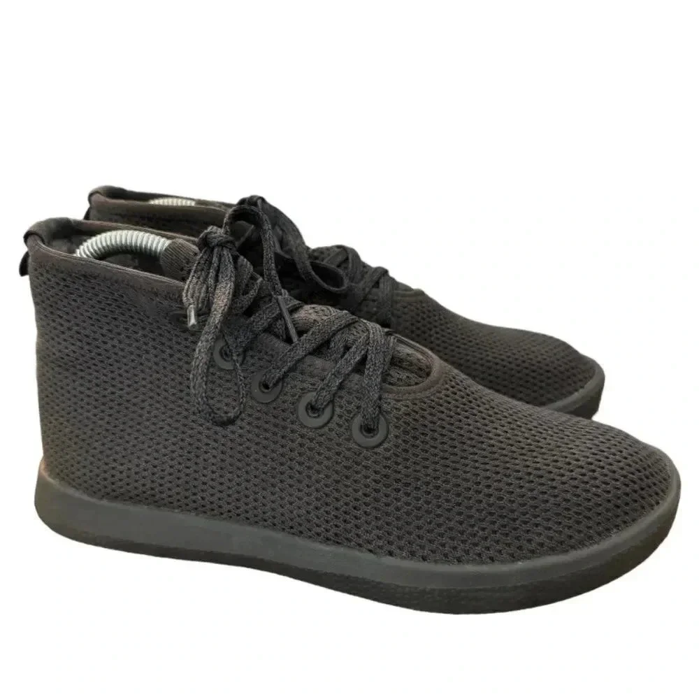 Allbirds Tree Toppers Charcoal Lightweight High Top Lace Up Sneaker Shoe